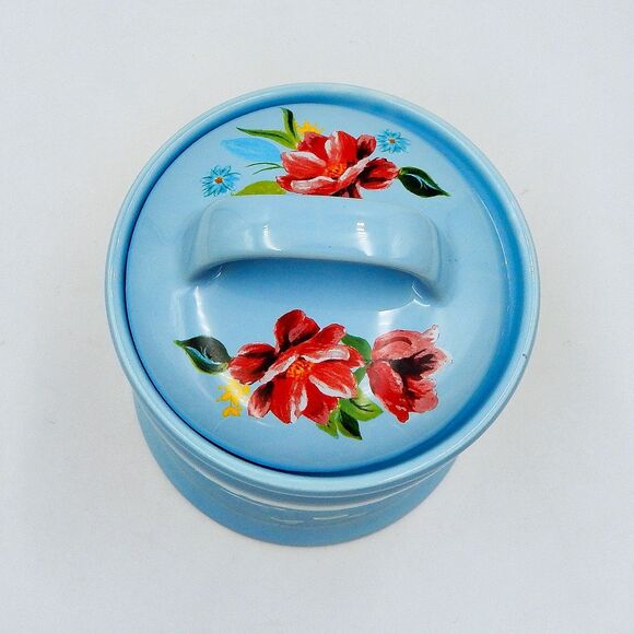 The Pioneer Woman Fresh Garlic Keeper Spring Bouquet Floral Stoneware 2019 - Picture 5 of 9